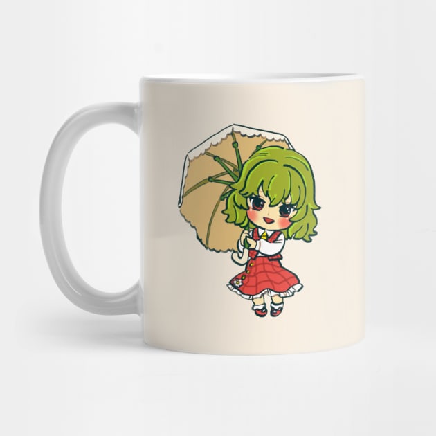 pls rember happy day yuuka kazami chibi / no text by mudwizard